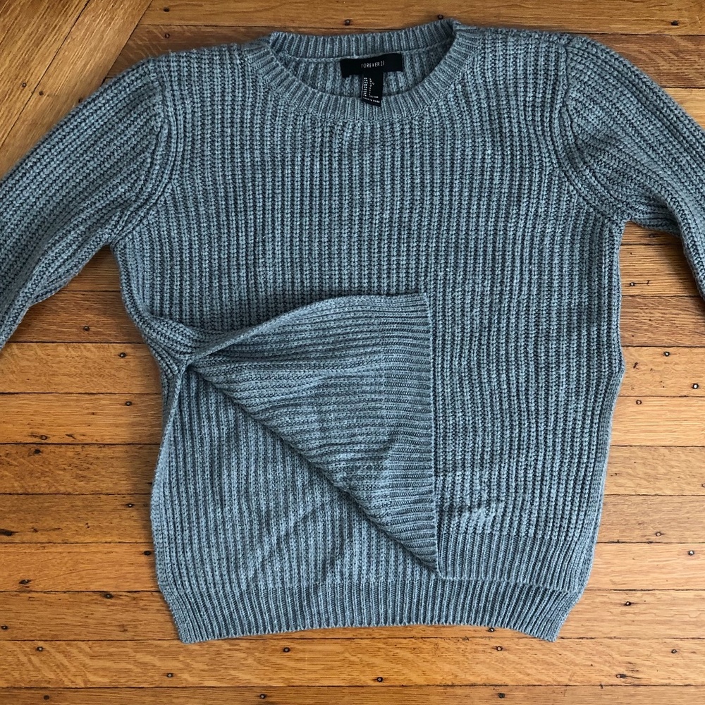 Gray Forever 21 Sweater